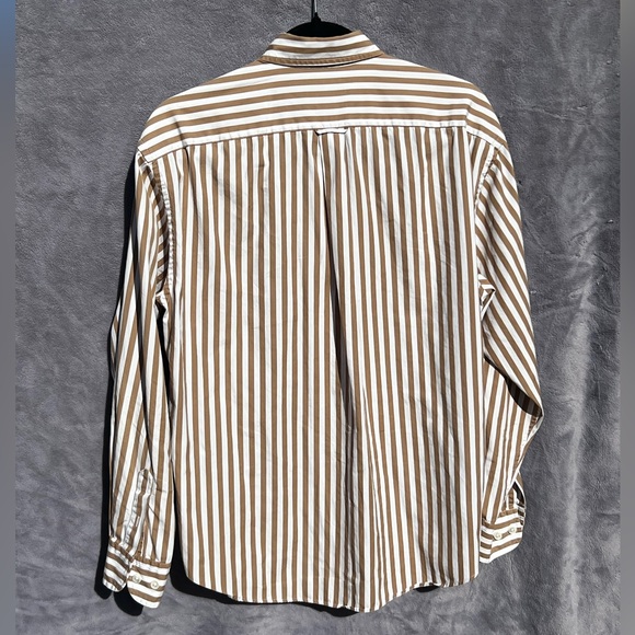Faconnable Button Down Stripe Shirt size M - Picture 2 of 3